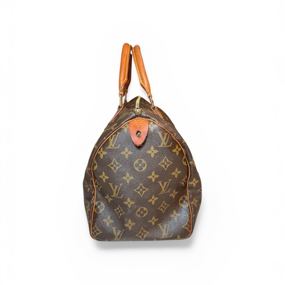 AUTHENTIC Louis Vuitton: Brown Monogram Canvas Speedy 30 - Picture 3 of 15